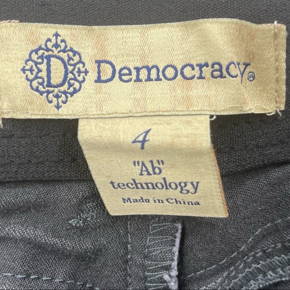 Democracy “Ab”Technology Gray skinny Jeans Size 4 - Picture 6 of 7